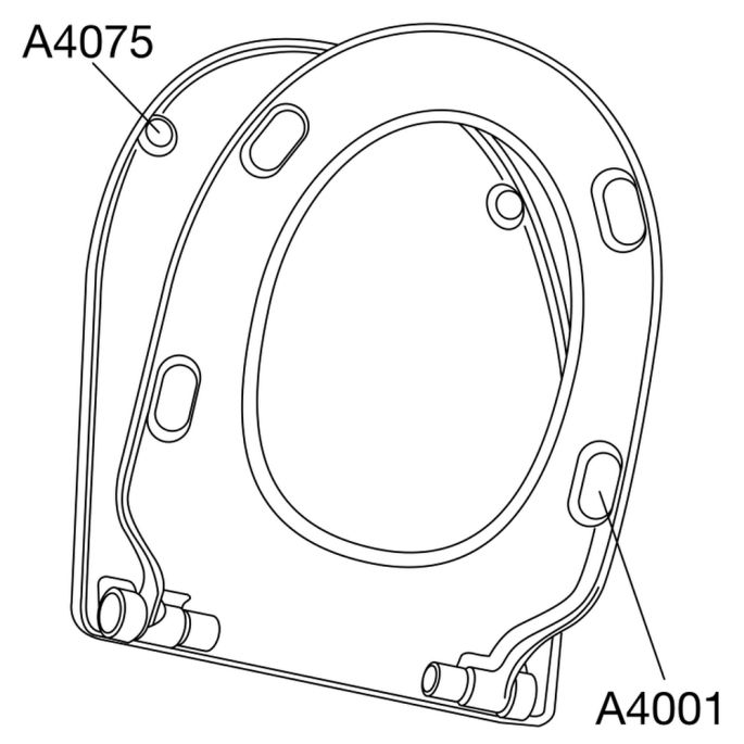 Pressalit Basic Line - D300 1102000-D5999913 toiletzitting met deksel wit