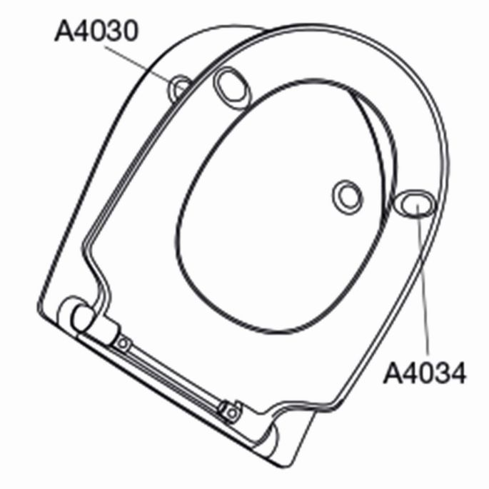 Pressalit Project 300 Pro 1194111-DH9999 toiletzitting met deksel zwart