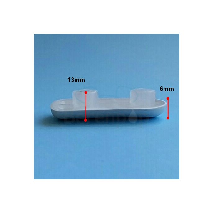 Pressalit A4017000 buffer voor zitting lang wit *niet meer leverbaar*