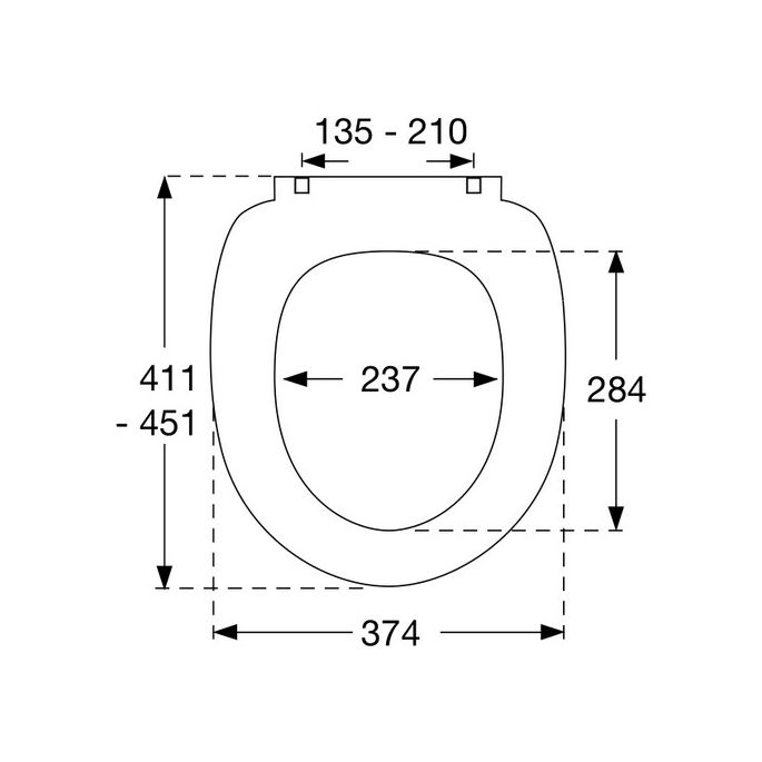Pressalit Scandinavia PLUS 758112-D05999 toiletzitting met deksel antracietgrijs