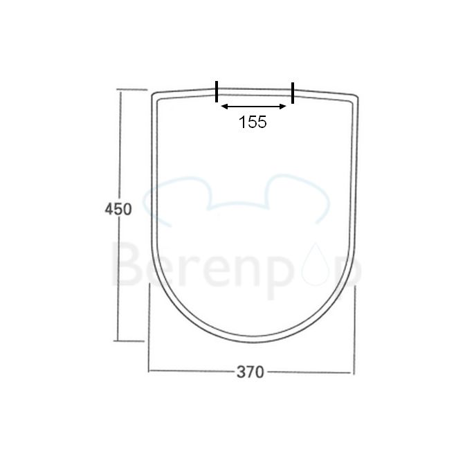 Sphinx 420 S8H550SR000 toiletzitting met deksel wit *niet meer leverbaar*