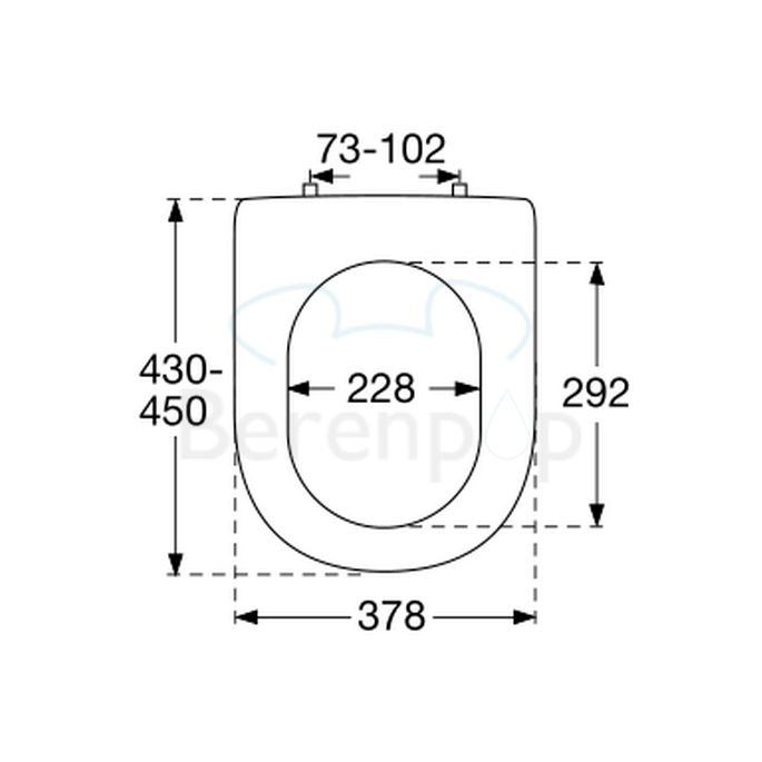 Villeroy en Boch Editionals 88796101 toiletzitting met deksel wit *niet meer leverbaar*