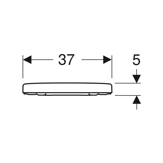 Geberit 300 Basic S8H51204000G toiletzitting met deksel wit