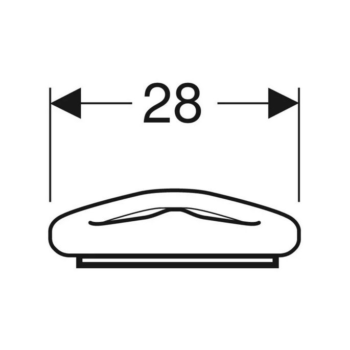 Geberit 300 Kids S8H51101020G toiletzitting (kinderzitting) zonder deksel rood *niet meer leverbaar*