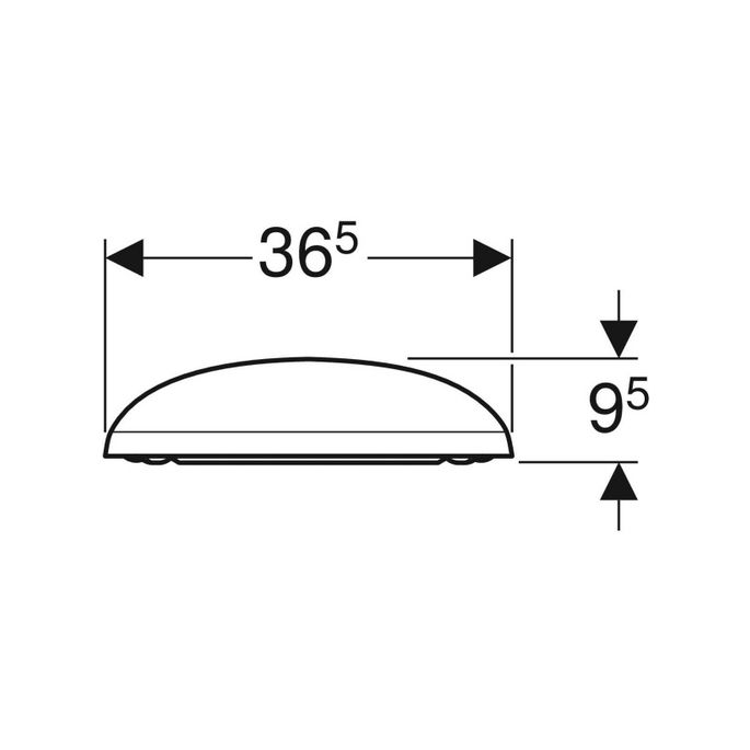 Geberit Citterio 500540011 toiletzitting met deksel wit