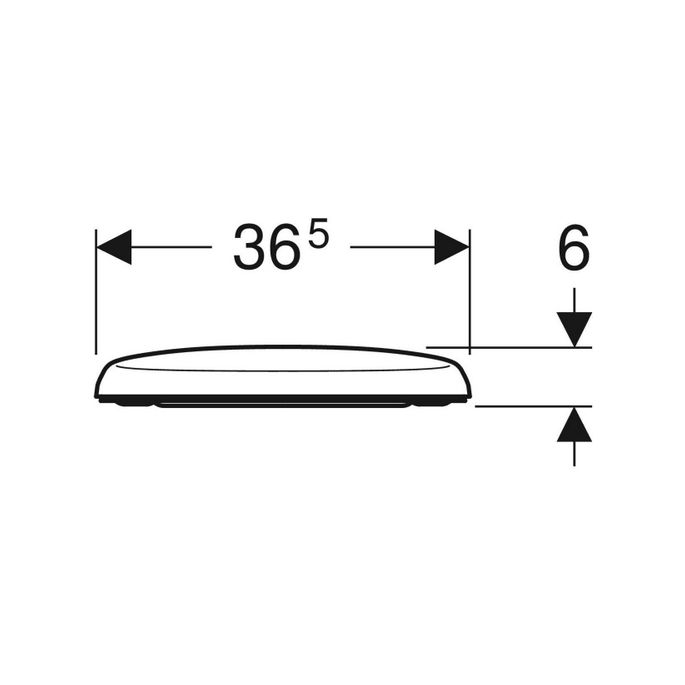 Geberit Renova 573035000 toiletzitting met deksel wit *niet meer leverbaar*