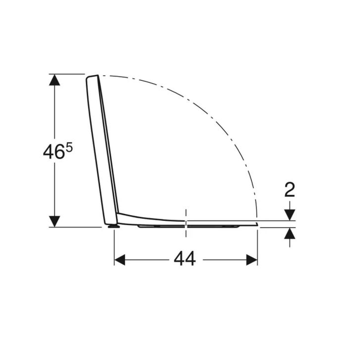 Geberit 300 Basic S8H51107000G toiletzitting met deksel wit