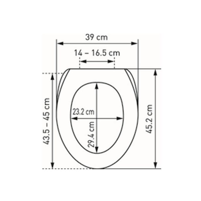 Diaqua 30400098 kinder toiletzitting met deksel edelweiss (OUTLET)