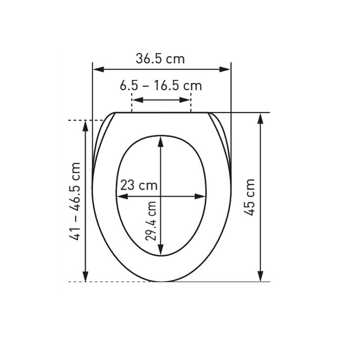 Diaqua Nice 31171245 toiletzitting met deksel motief Splash