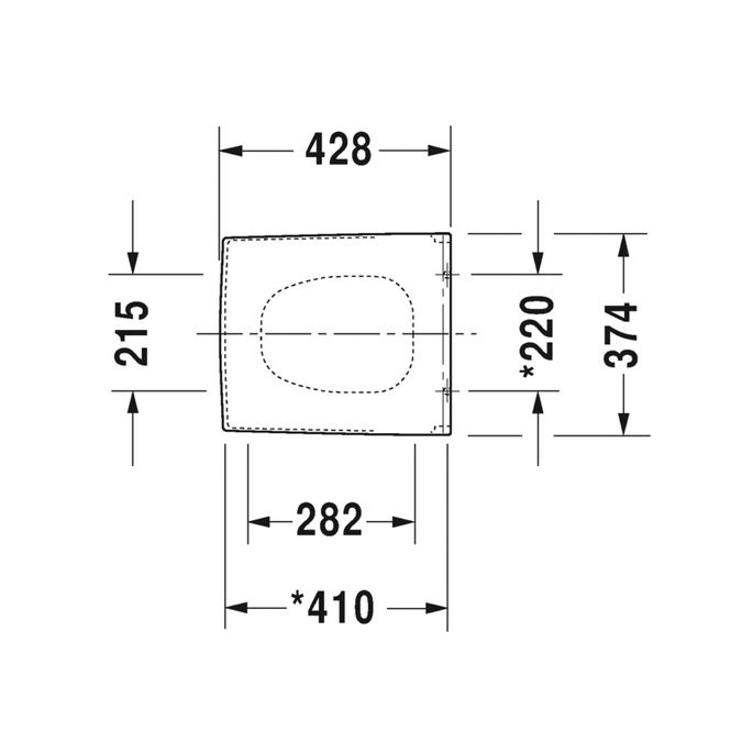 Duravit Vero 0067690000 toiletzitting met deksel wit