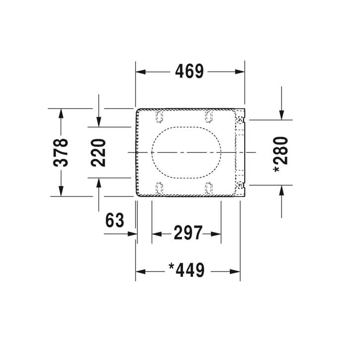 Duravit Vero Air 0022010000 toiletzitting met deksel wit