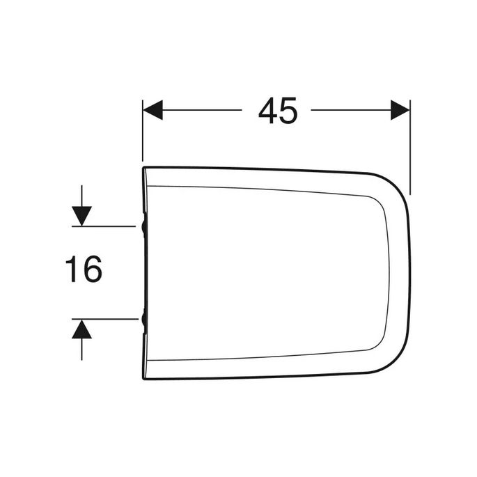 Geberit Icon 571900000 toiletzitting met deksel wit *niet meer leverbaar*