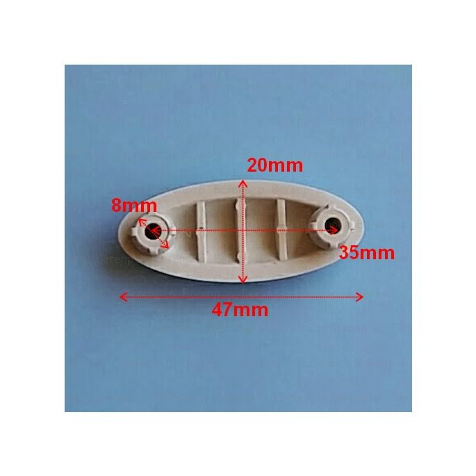 Pressalit A4033 buffer voor zitting ovaal grijs