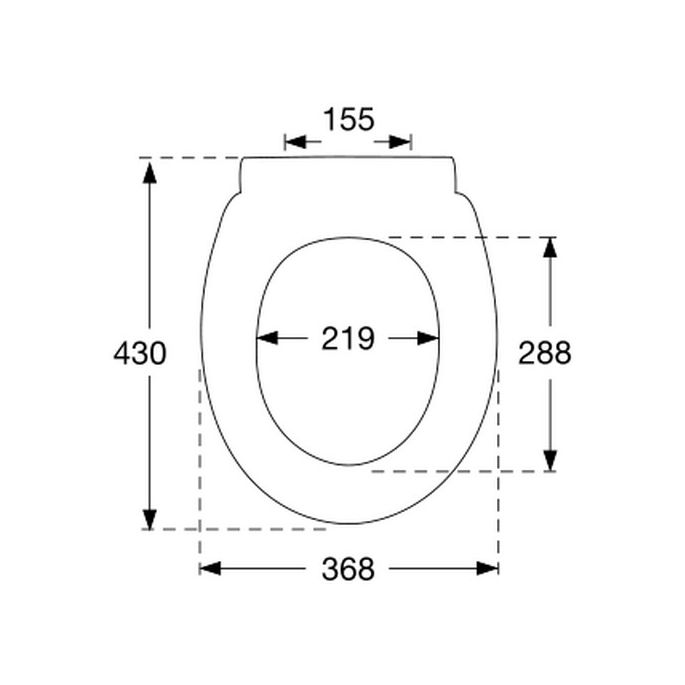 Pressalit T Soft 742000-BZ5999 toiletzitting met deksel wit