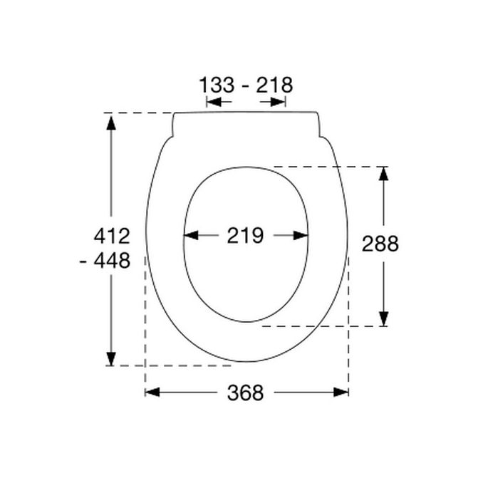 Pressalit T Soft 742000-D02999 toiletzitting met deksel wit