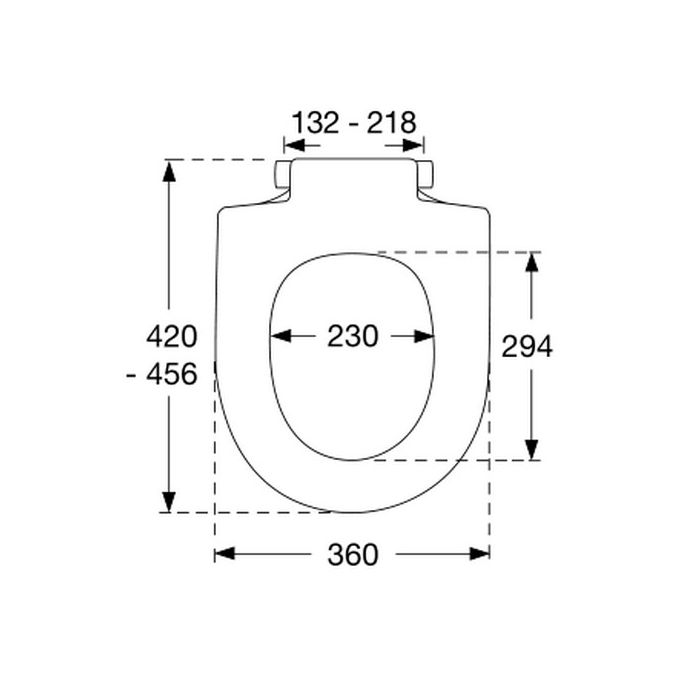Pressalit T Soft D 744000-D15999 toiletzitting met deksel wit