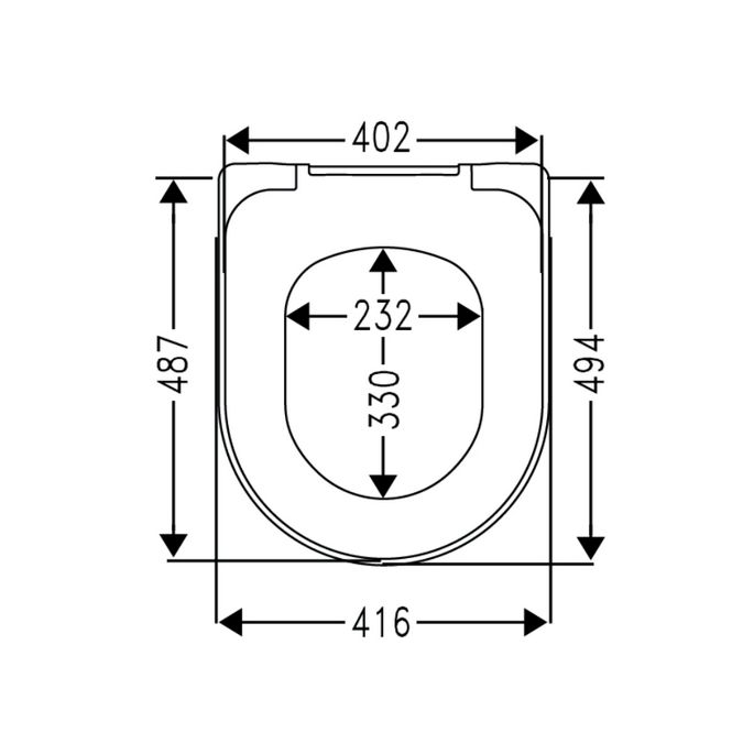Villeroy en Boch Subway 2.0 Comfort 9M86S101 toiletzitting met deksel wit