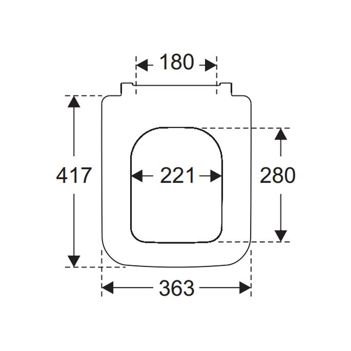 Villeroy en Boch Venticello 8M22S1RW toiletzitting met deksel wit (Stone White CeramicPlus)