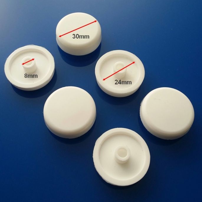 Geberit 598146000 set buffers voor toiletzitting rond