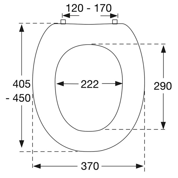 Pressalit Dania R37035-D92999 toiletzitting met deksel rood (RAL 3003)
