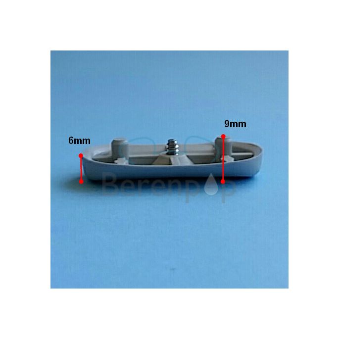 Pressalit A9003 buffer met schroef voor zitting ovaal grijs *niet meer leverbaar*