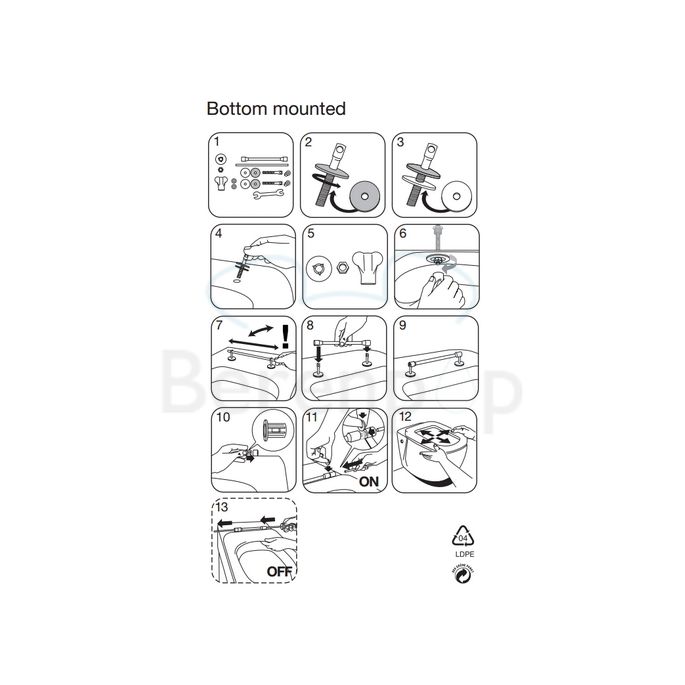 Villeroy en Boch (Omnia) Architectura / O.Novo / Subway 9M636101 toiletzitting zonder deksel wit