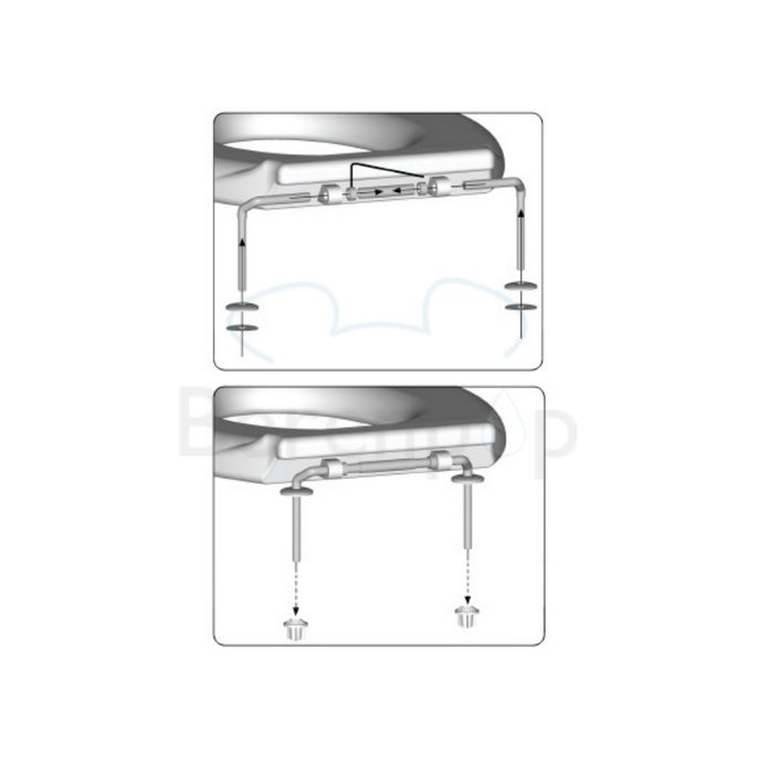 Handicare (Linido) LI09506316 comfort-seat zachte toiletzitting