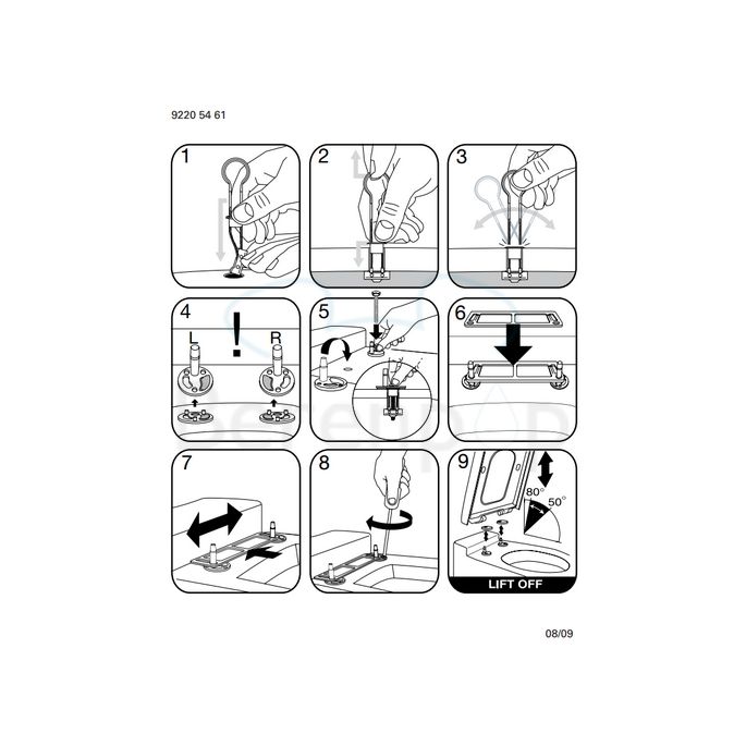 Villeroy en Boch Sentique 98M8Q1S3 toiletzitting met deksel edelweiss *niet meer leverbaar*