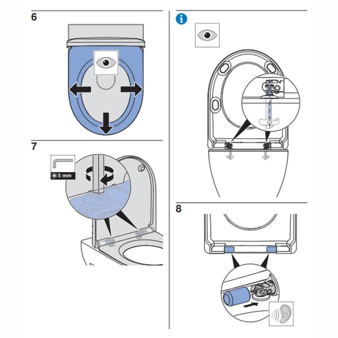 Geberit Renova 500836011 toiletzitting met deksel wit