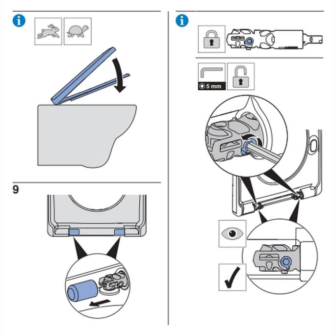 Geberit Renova 573025000 toiletzitting met deksel wit