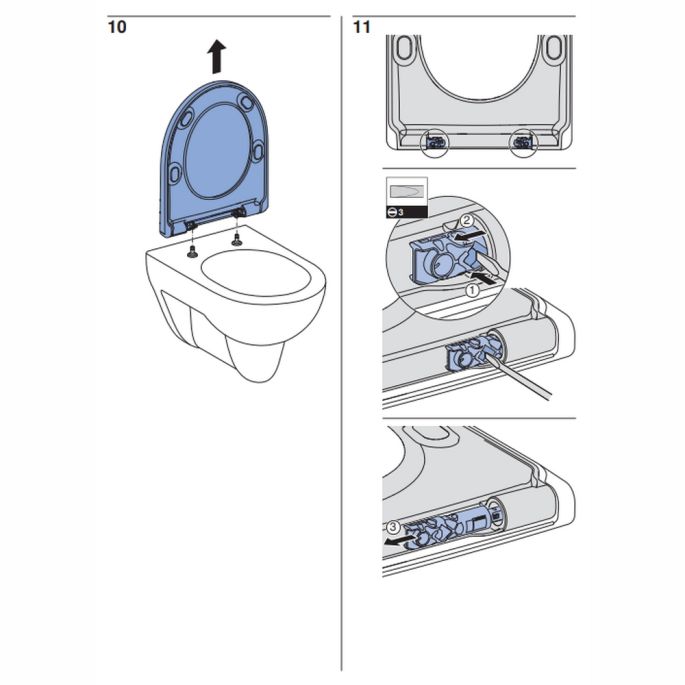 Geberit Renova 500836011 toiletzitting met deksel wit