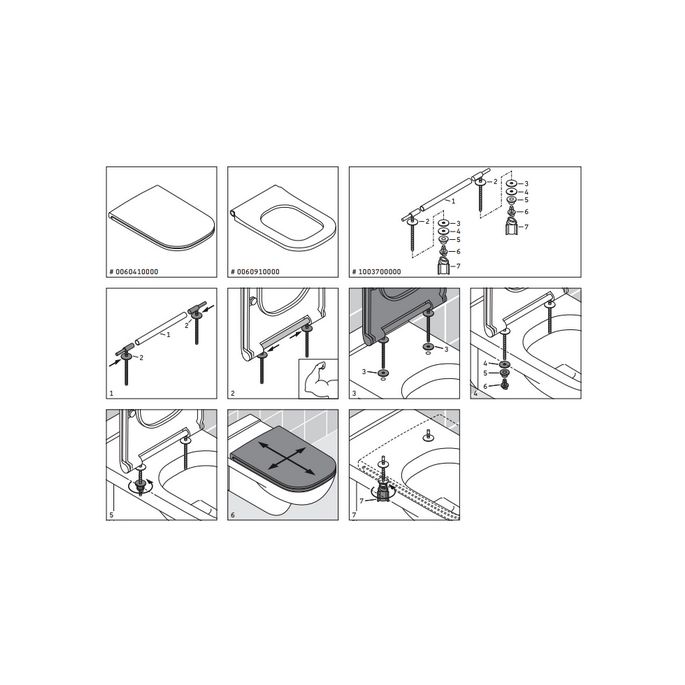 Duravit D-Code 0060910000 toiletzitting Vital zonder deksel wit