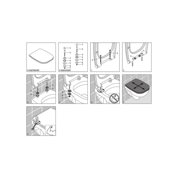 Duravit D-Code compact 0067390099 toiletzitting met deksel wit
