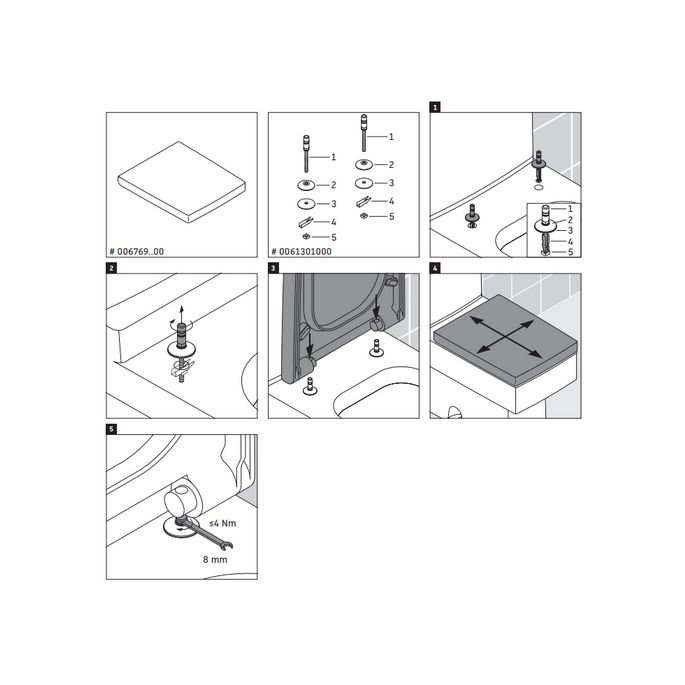 Duravit Vero 0067690000 toiletzitting met deksel wit