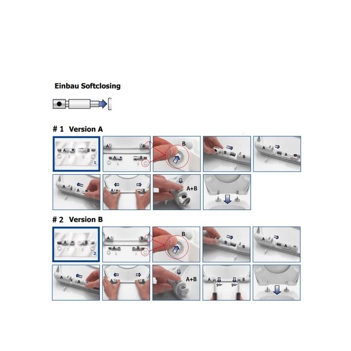 Ideal Standard Connect T299067 softclose demperset t.b.v. toiletzitting (vanaf 12 / 2010)