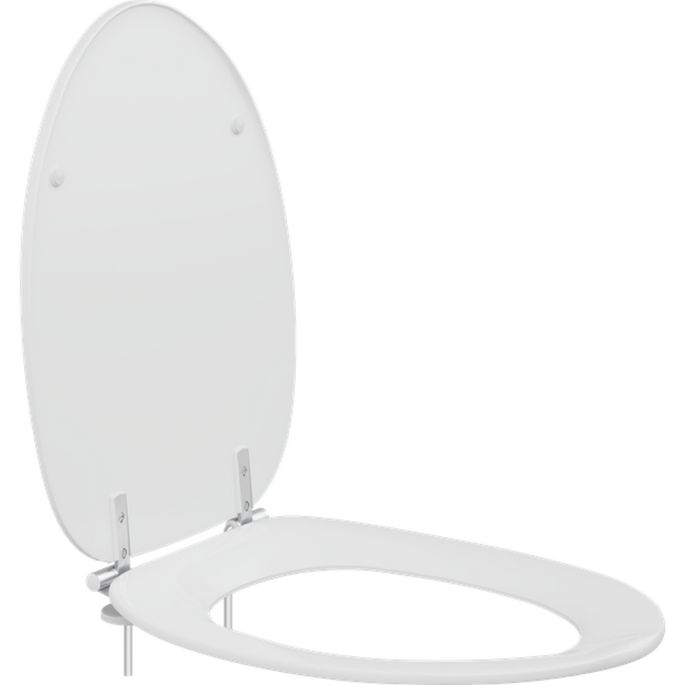 Pressalit Dania R37000-B83999 toiletzitting met deksel wit
