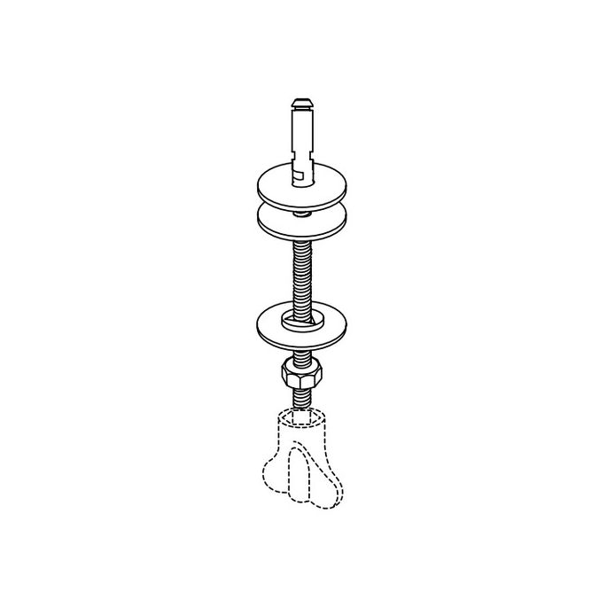 Pressalit 300+ 760000-DA7999 toiletzitting met deksel wit