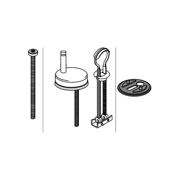 Pressalit Delight 492000-D02999 toiletzitting met deksel wit