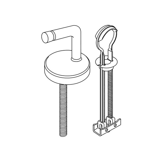 Pressalit T2 316000-UN4999 toiletzitting met deksel wit