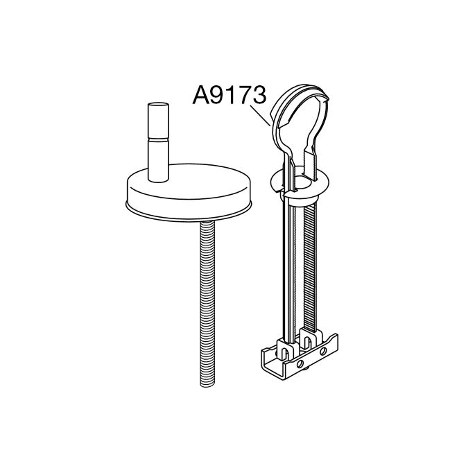 Pressalit Sway Uni 970000-BL6999 toiletzitting met deksel wit
