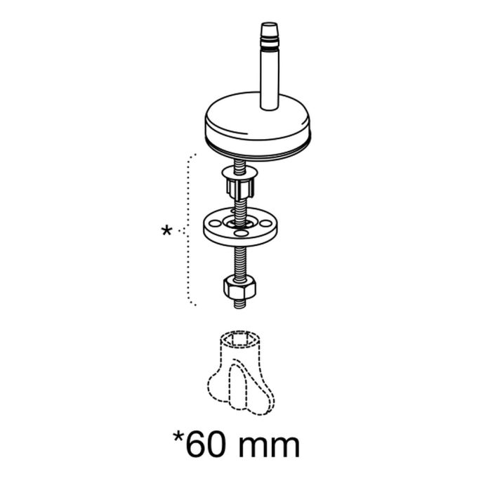 Pressalit Basic Line - D300 1102000-D5999913 toiletzitting met deksel wit