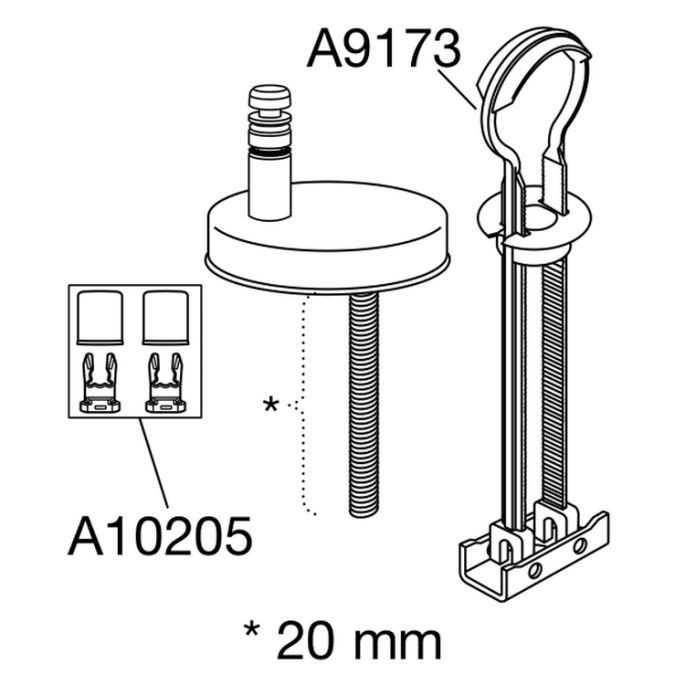 Pressalit Chilli 1110000-DK4999 toiletzitting met deksel wit
