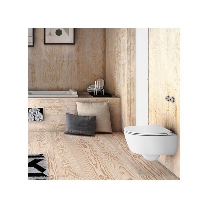 Pressalit Sway D2 994000-DF4999 toiletzitting met deksel wit