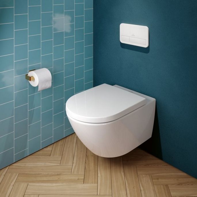 Villeroy en Boch Subway 3.0 8M42S1T1 toiletzitting met deksel white alpine