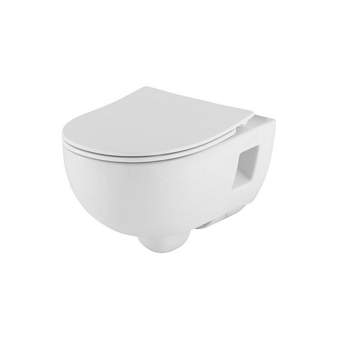 Pressalit 300 Slim 1014000-DG6999 toiletzitting met deksel wit