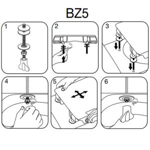 Pressalit Calmo 556000-BZ5999 toiletzitting met deksel wit