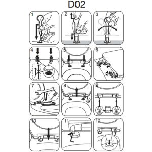 Pressalit T Soft 742000-D02999 toiletzitting met deksel wit