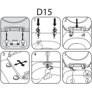 Pressalit T Soft D 744000-D15999 toiletzitting met deksel wit