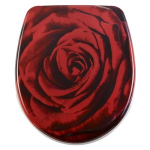 Diaqua Nice 31171204 toiletzitting met deksel motief Rose