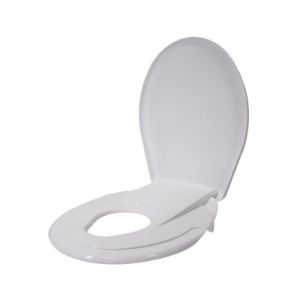 Diaqua 30400098 kinder toiletzitting met deksel edelweiss (OUTLET)